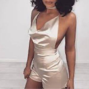 Meshki backless romper